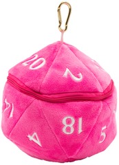 Ultra Pro - Dice Bag - D20 Plush Hot Pink